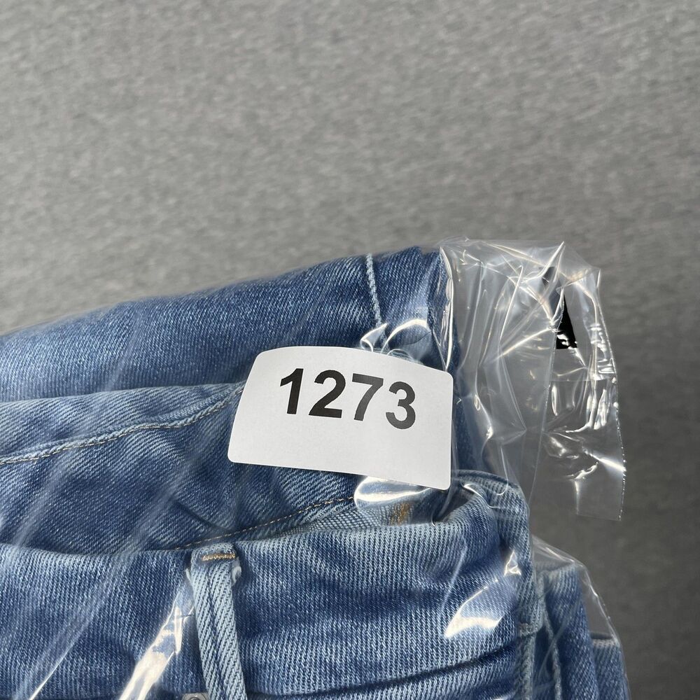 Good American Flare Jeans Womens 12/31 (28x32) Blue Flared Mid Rise Denim - Picture 10 of 10